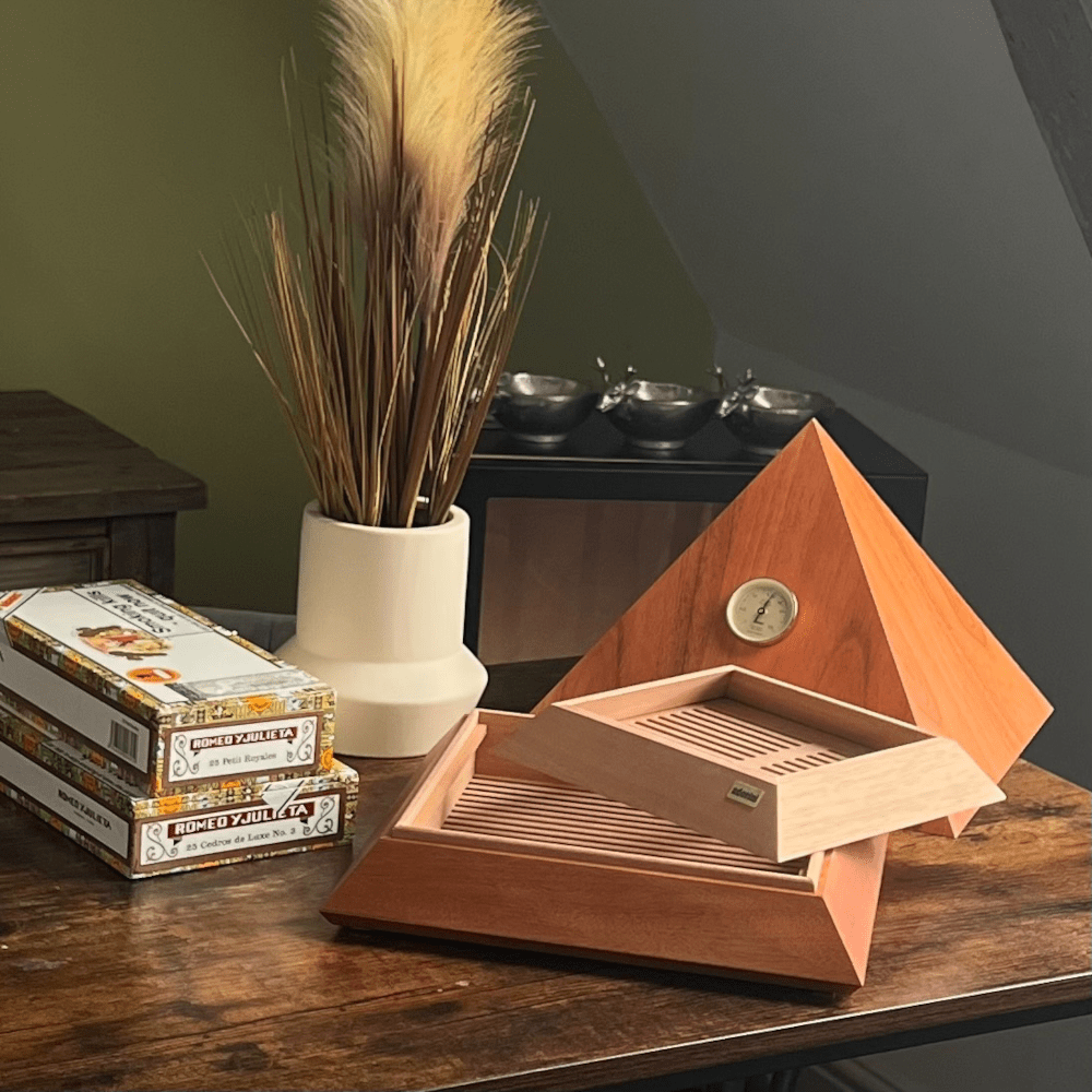 Adorini Pyramid Deluxe Cigar Humidor 100 Cigar Capacity