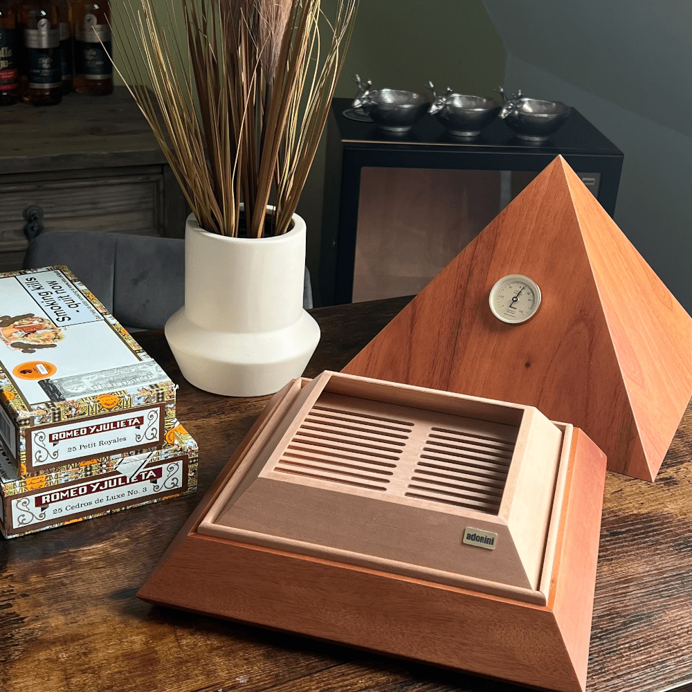 Adorini Pyramid Deluxe Cigar Humidor 100 Cigar Capacity