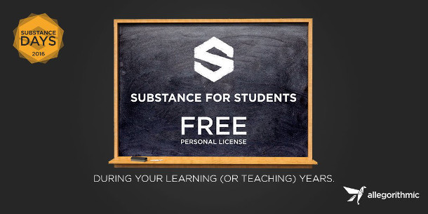 Allegorithmic launches new free student licence CG Channel