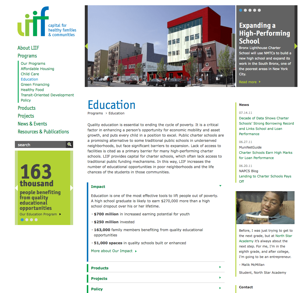 LIIF site C&G Partners