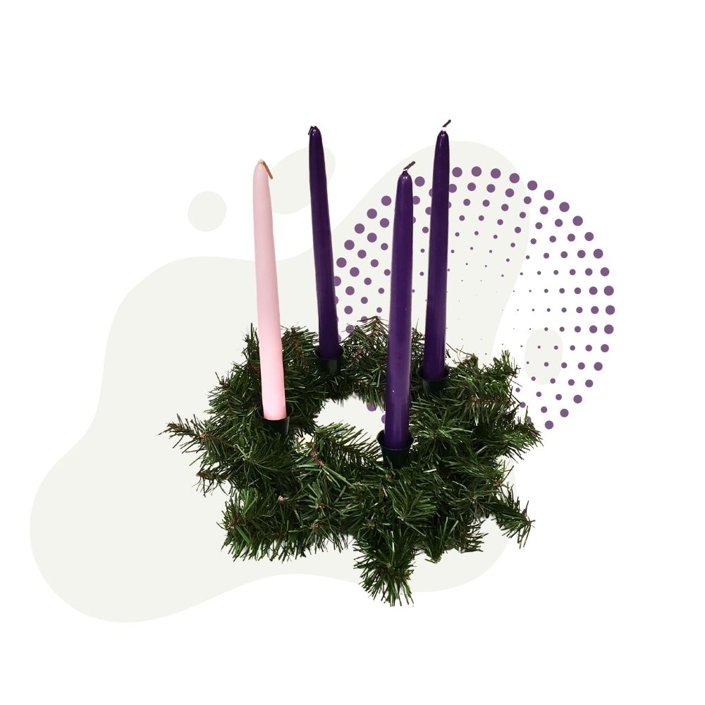 Advent Candle Wreath Set CGSUSA