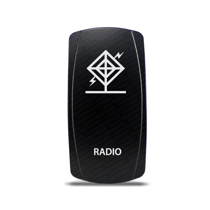 CH4X4 Marine Rocker Switch Radio Symbol CH4X4 Industries