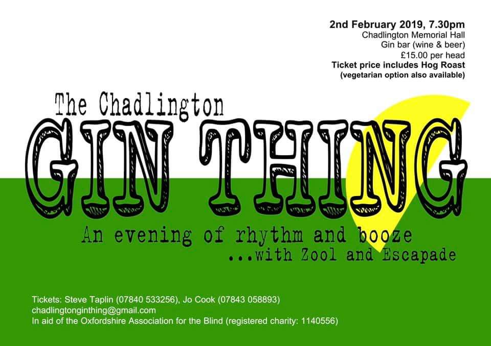 The Gin Thing » Chadlington Village Website