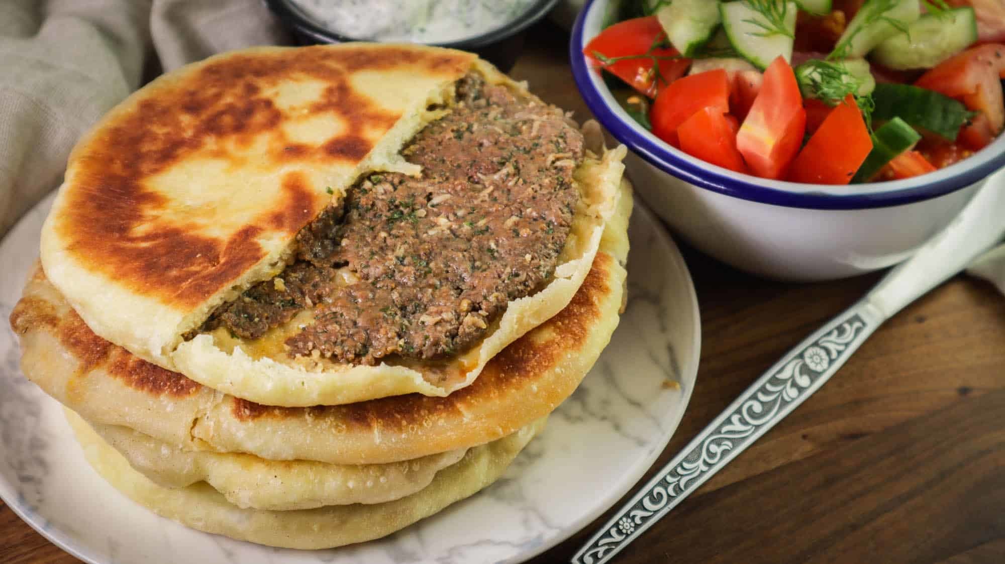 Keema Naan, Meat Filled Flatbread Recipe ChainBaker