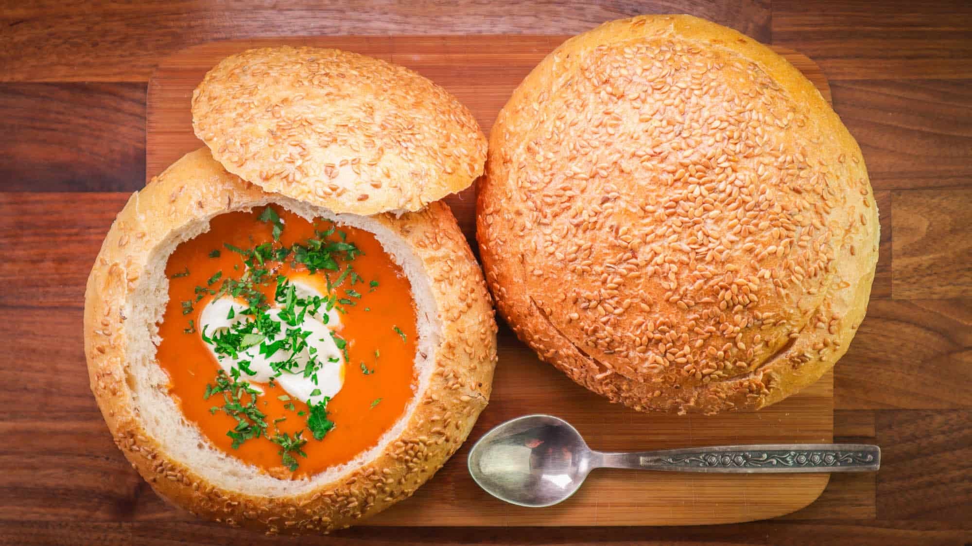 How To Make Soup Bowls Out Of Bread ChainBaker