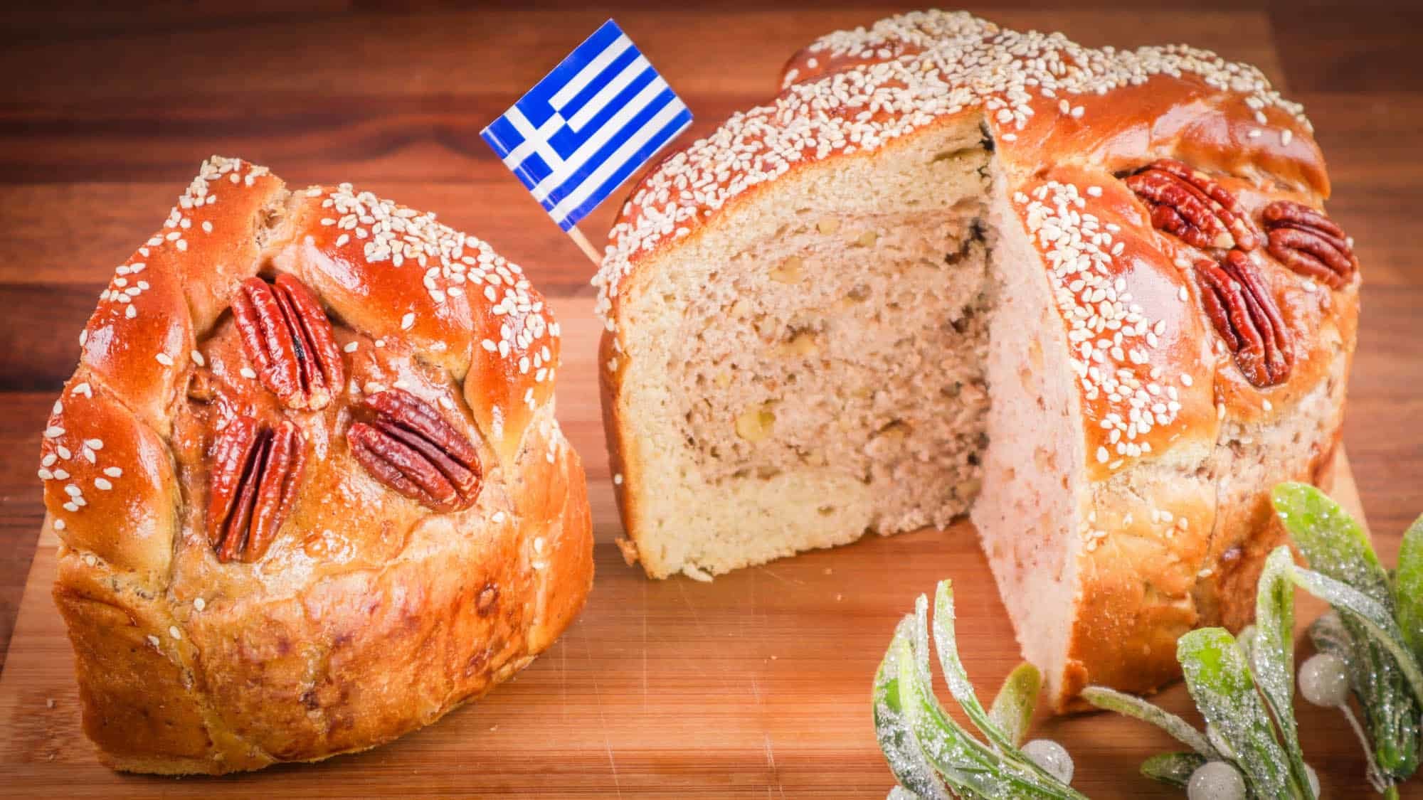 Christopsomo, Greek Christmas Bread Recipe ChainBaker