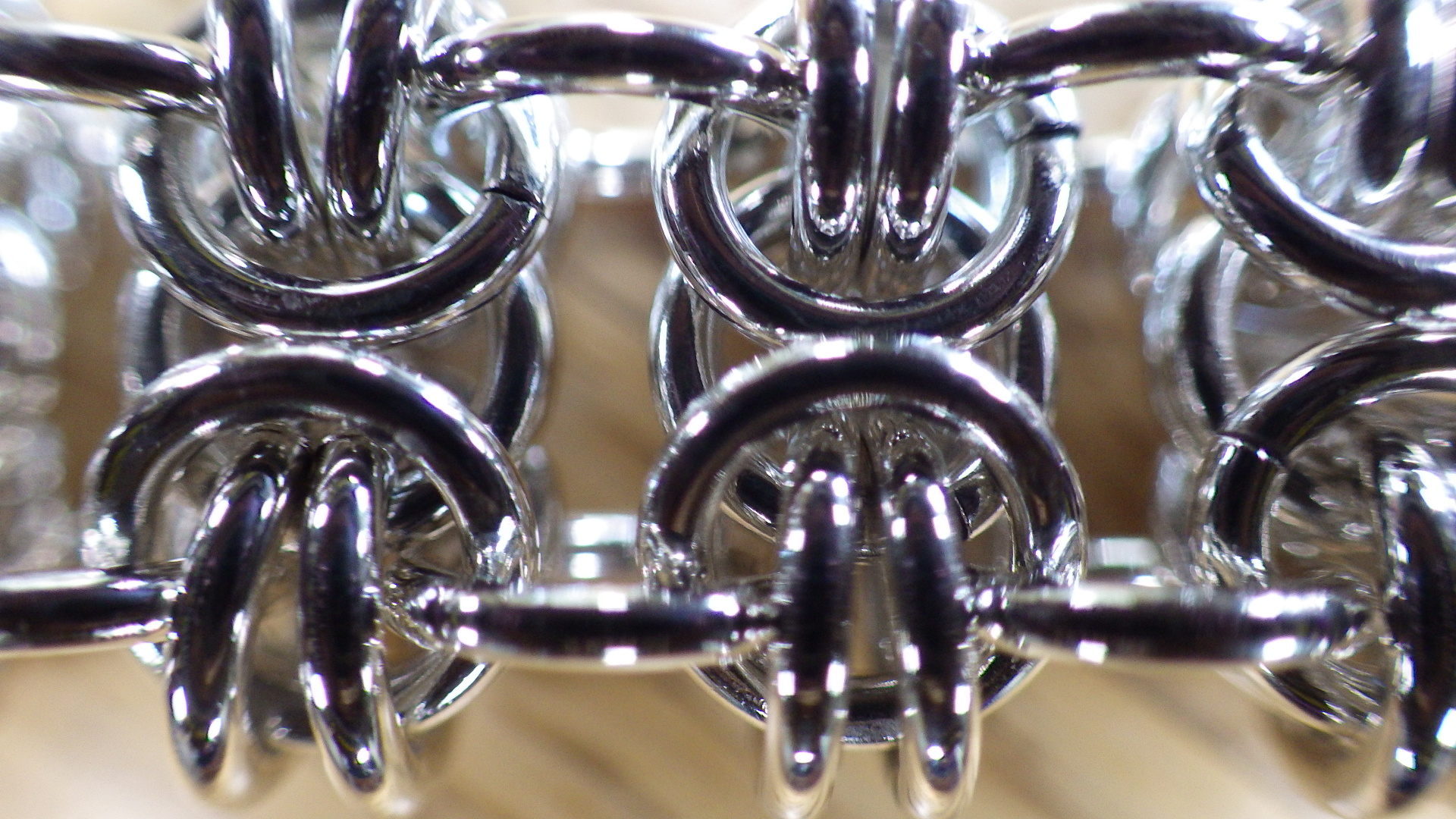 Bracelets handmade by Shirley Moss the Chainmaker in the style of the