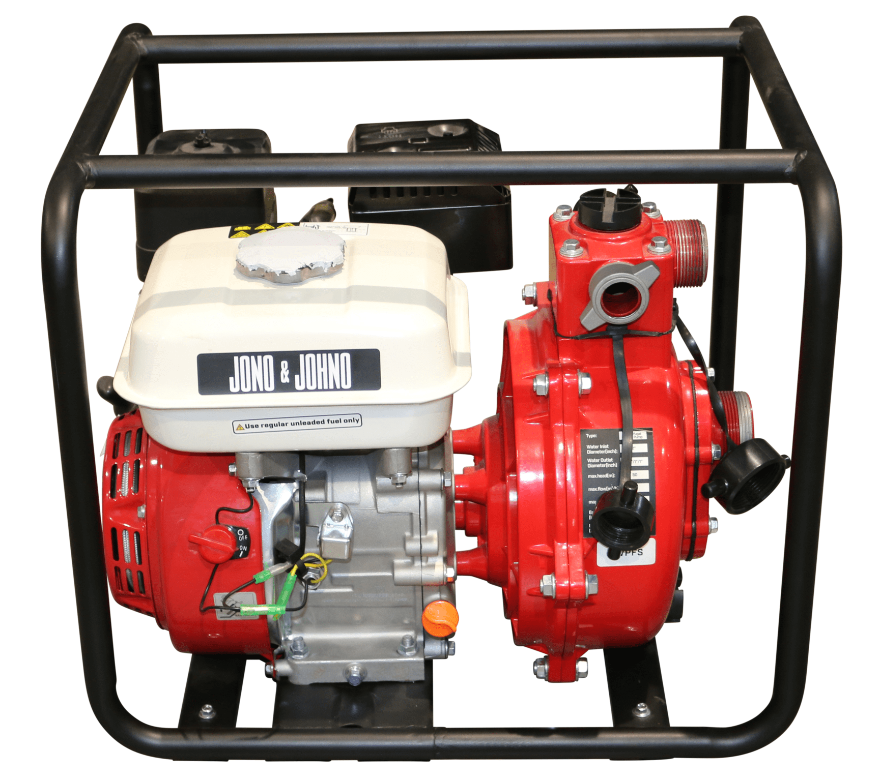 7HP Water Fire Fighting Fighter Pump High Pressure Petrol Transfer