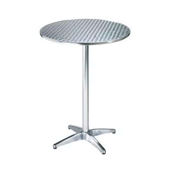 Stainless Steel Top Bar Table 70cm Table Hire