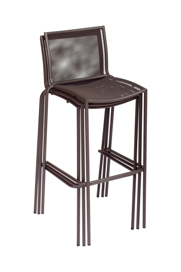 Abri Outdoor Restaurant Bar Stool Stackable, Barstools Chairs