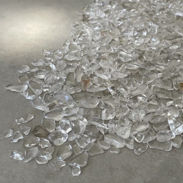 Clear Quartz Tumbled Stones (chip) 200g Chakra Wholesale