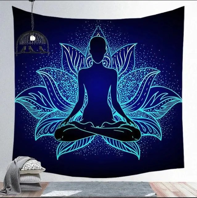 Chakra Tapestry Wall Hanging Decor chakrapray
