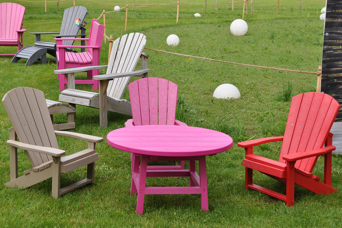 Mobilier de jardin plastique recyclé Châlet, maison et Mobilier de jardin plastique recyclé Châlet, maison et