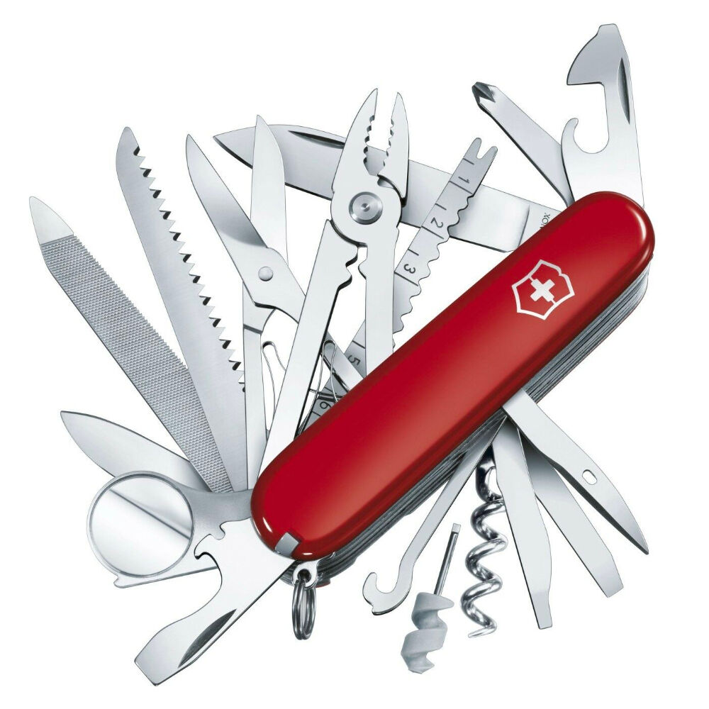 New VICTORINOX SWISS CHAMP Swiss Army Pocket knife 33 Multi Tools 35763