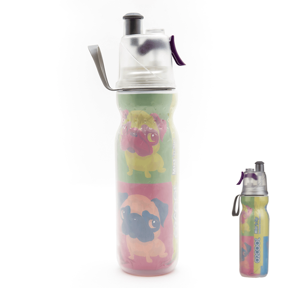 NEW 02 Cool Mist 'N Sip 20oz 590ml Water Drink Bottle WATERCOLOUR