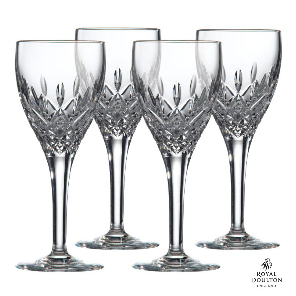 Royal Doulton Highclere Premium Crystal Goblet 300ml , Set Of 4