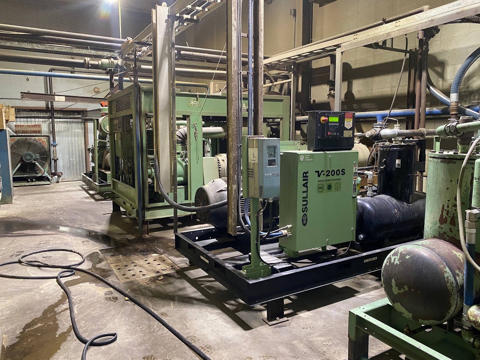 Air Compressor Support for the Forestry Industry CHAMCO