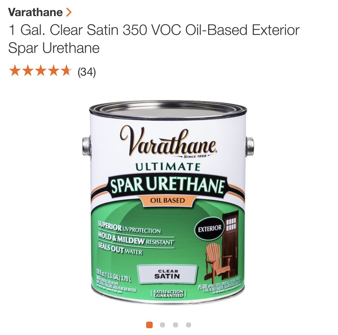 Varathane Exterior Spar Urethane Wood Finish, OilBased,, 55 OFF