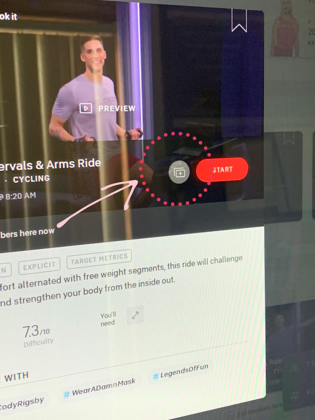 How to Stack Peloton Classes