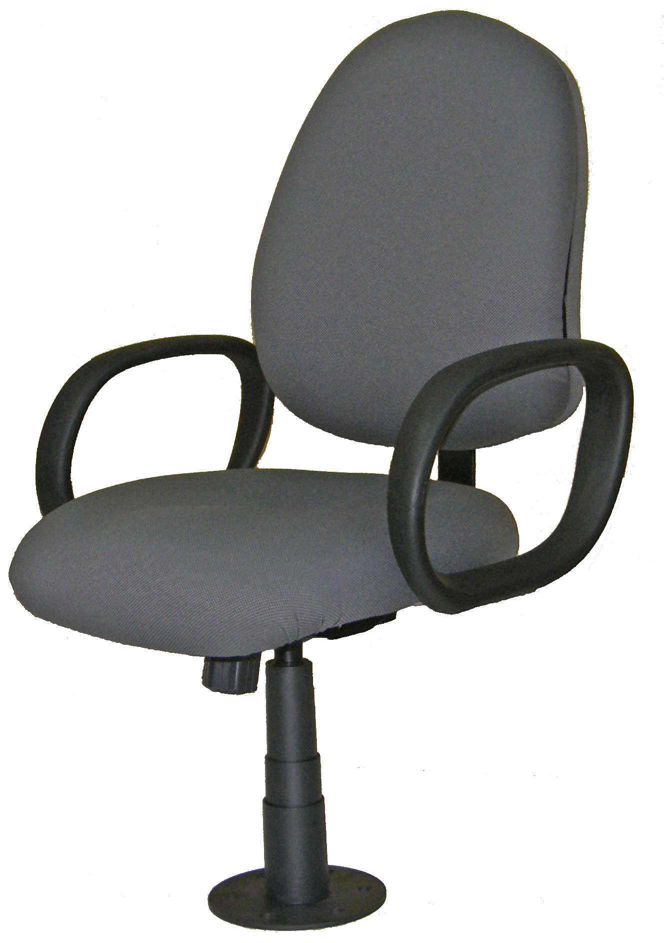 The HUDDLEUP Jury Room Pedestal Base Chair Champion
