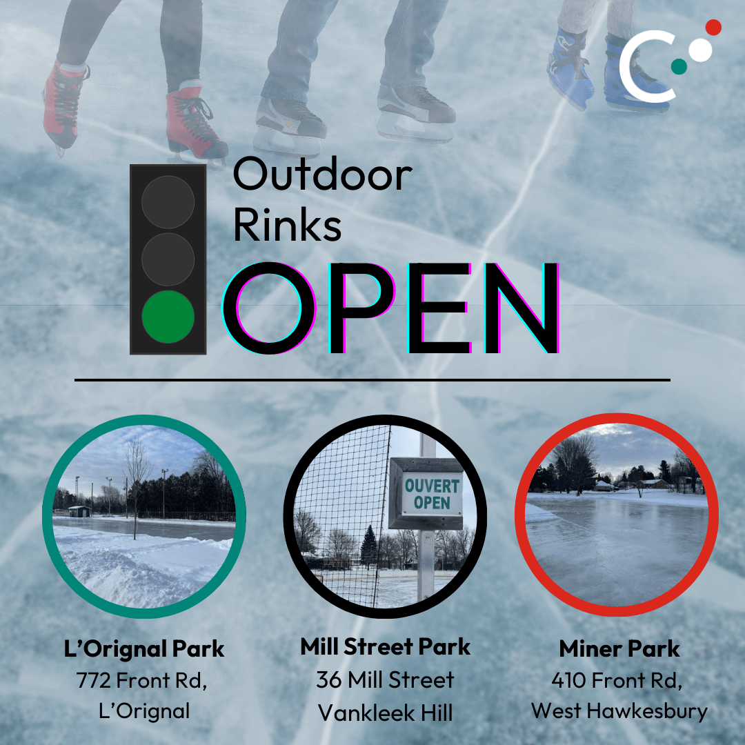 All Outdoor Rinks Open Township of Champlain
