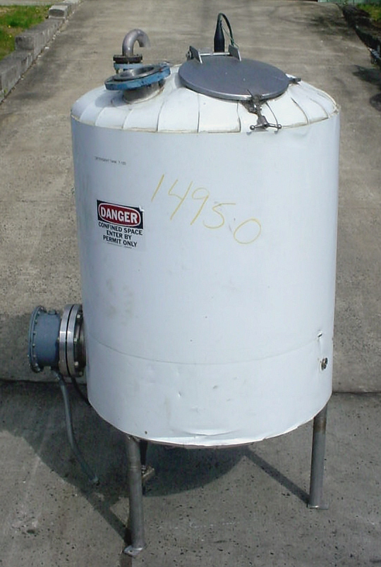 Langsekamp Food Grade Ss Tank 300 Gal Stainless Steel Tank Champion