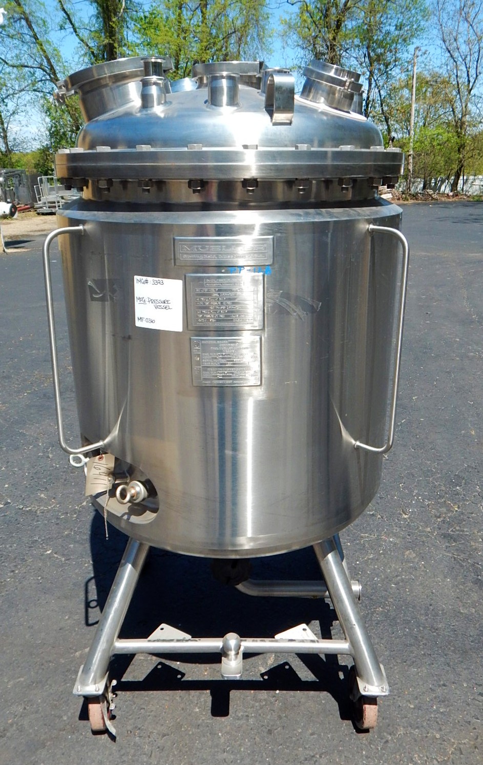 Mueller 300 Liter 300 Liter Model F Stainless Steel Tank Champion
