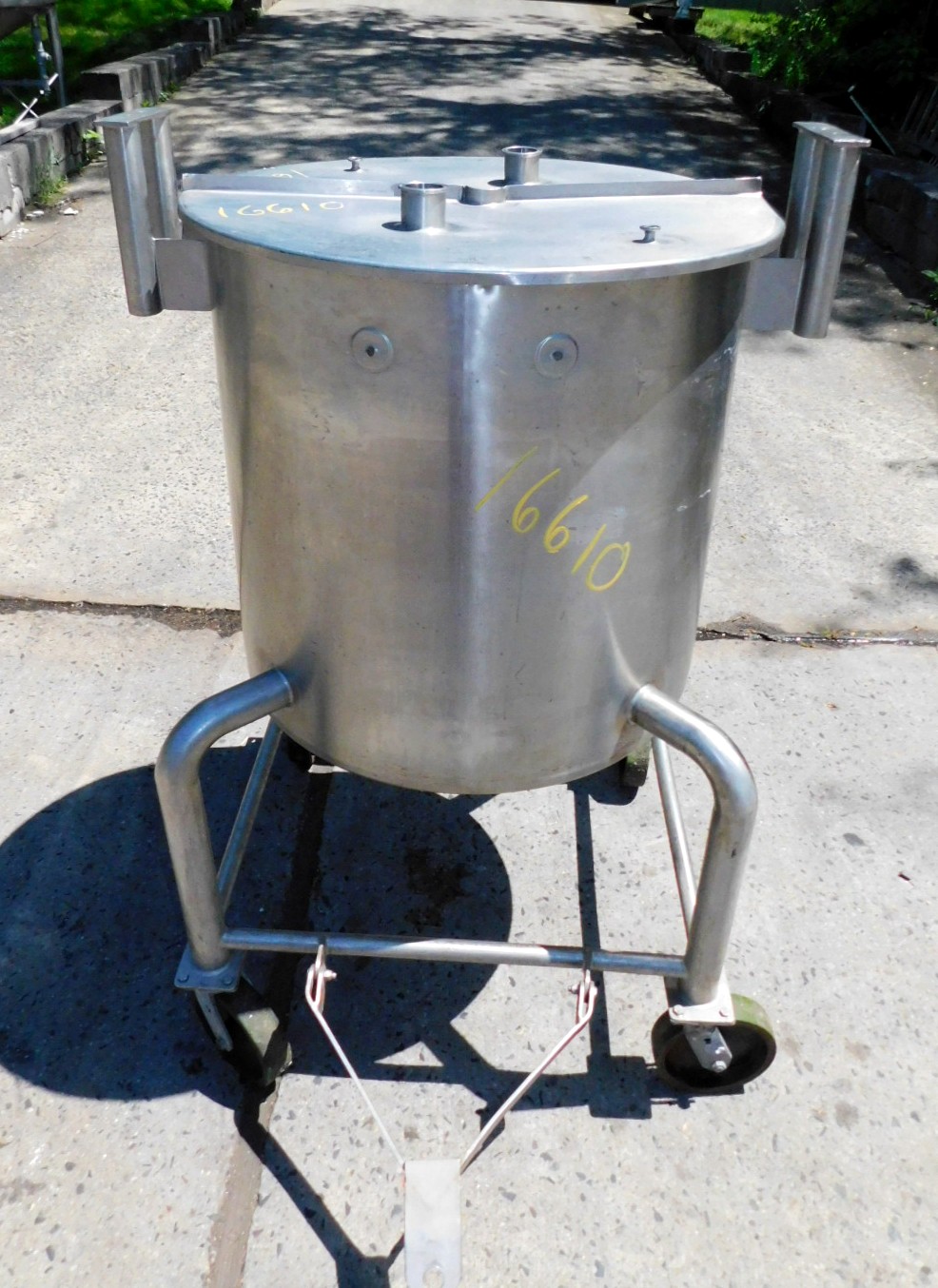 Viatec 100 Gallon Mixing Tank 100 Gallon Stainless Steel Tank