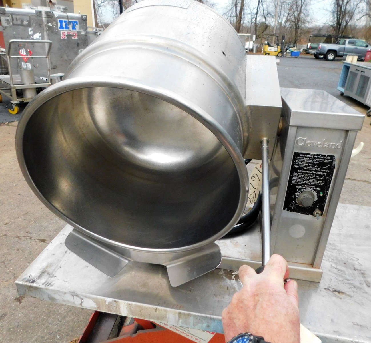 Cleveland Tilting Kettle Ket12t Tilting Kettles Champion Trading