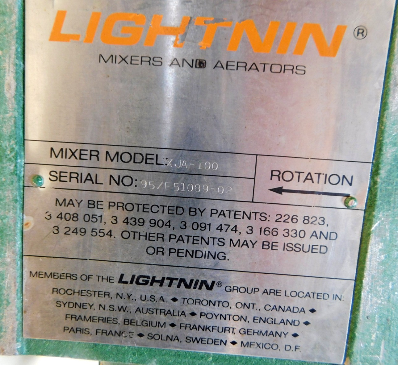 Lightnin Air Mixer Xja100 Portable Mixers Champion Trading