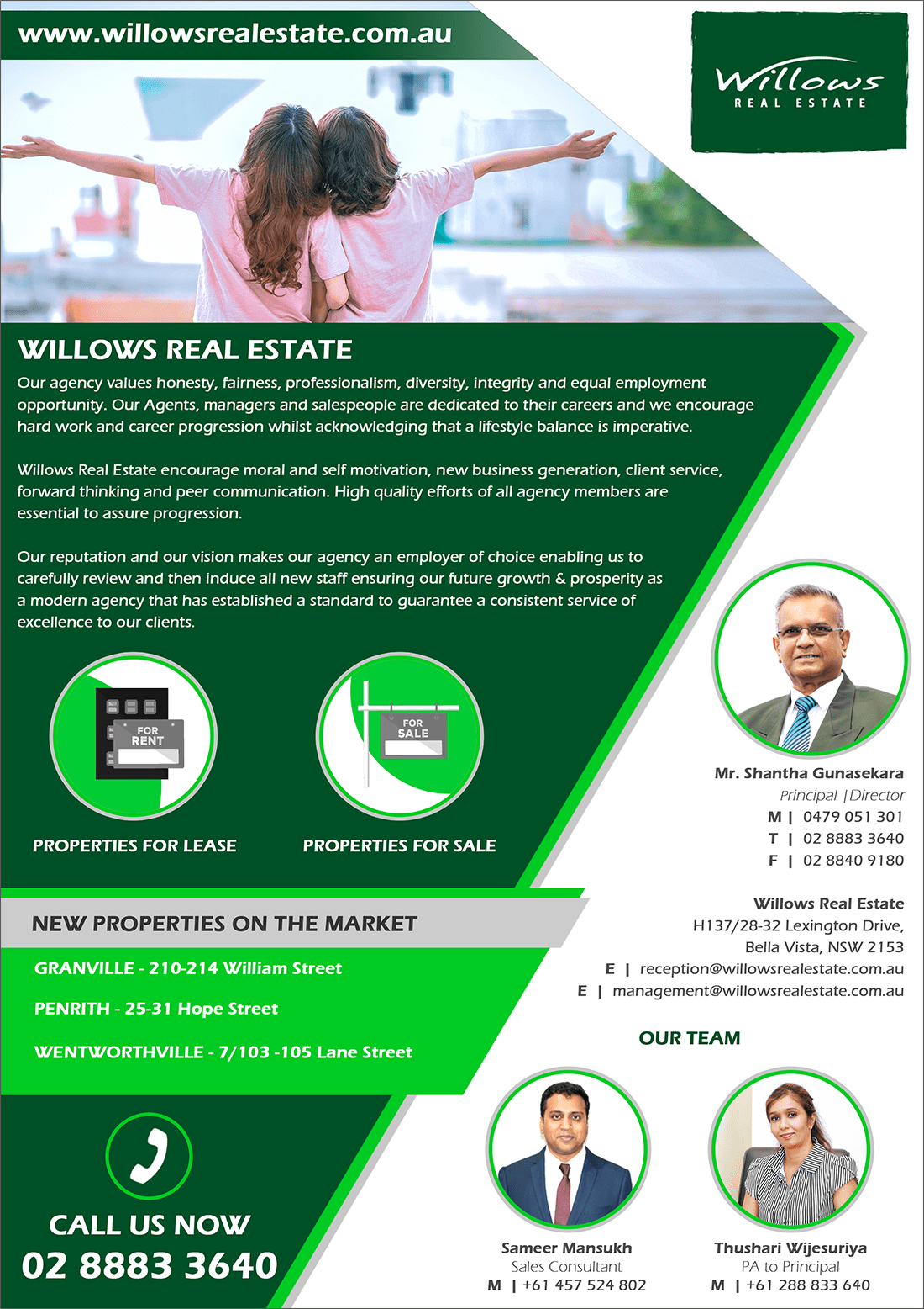 WILLOWS REAL ESTATE CHANAKA Jayatillake