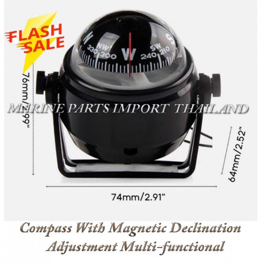 Compass With Declination Adjustment Multifunctional