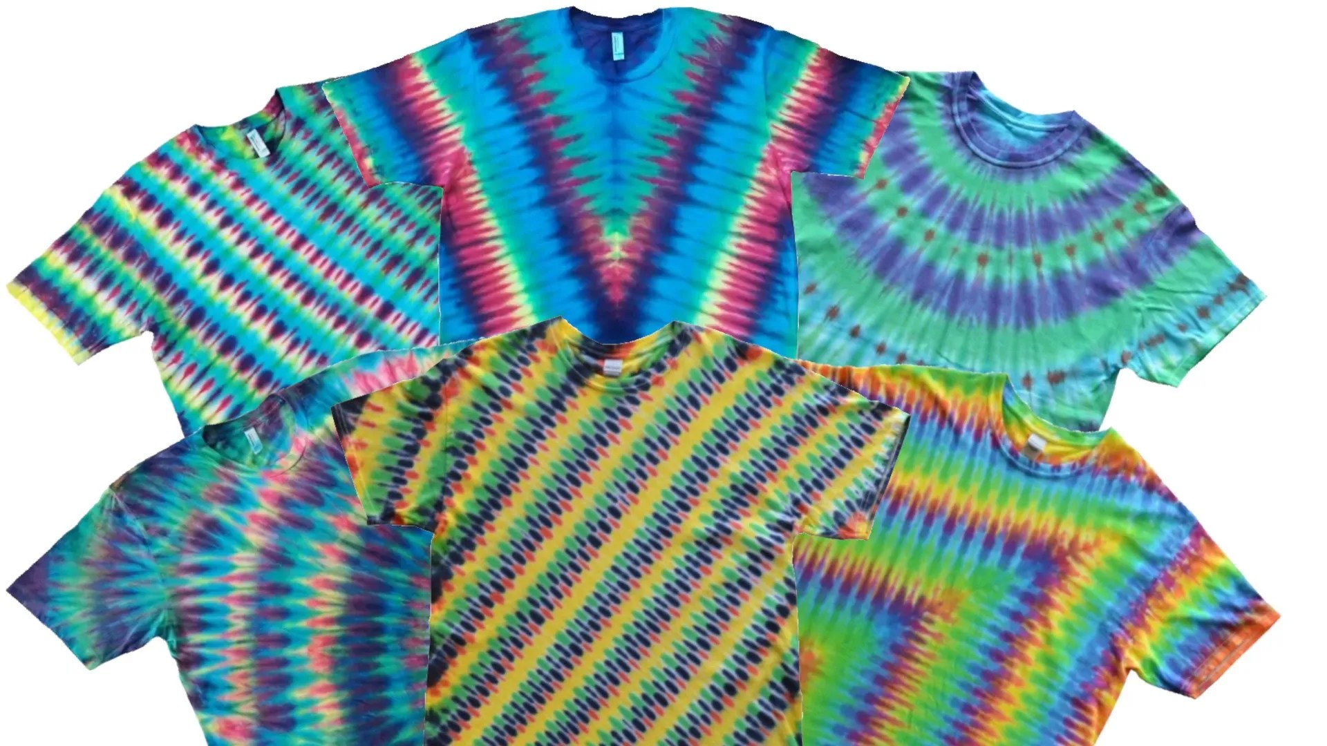 How to Tiedye an Accordion Fold (Pleat Technique)