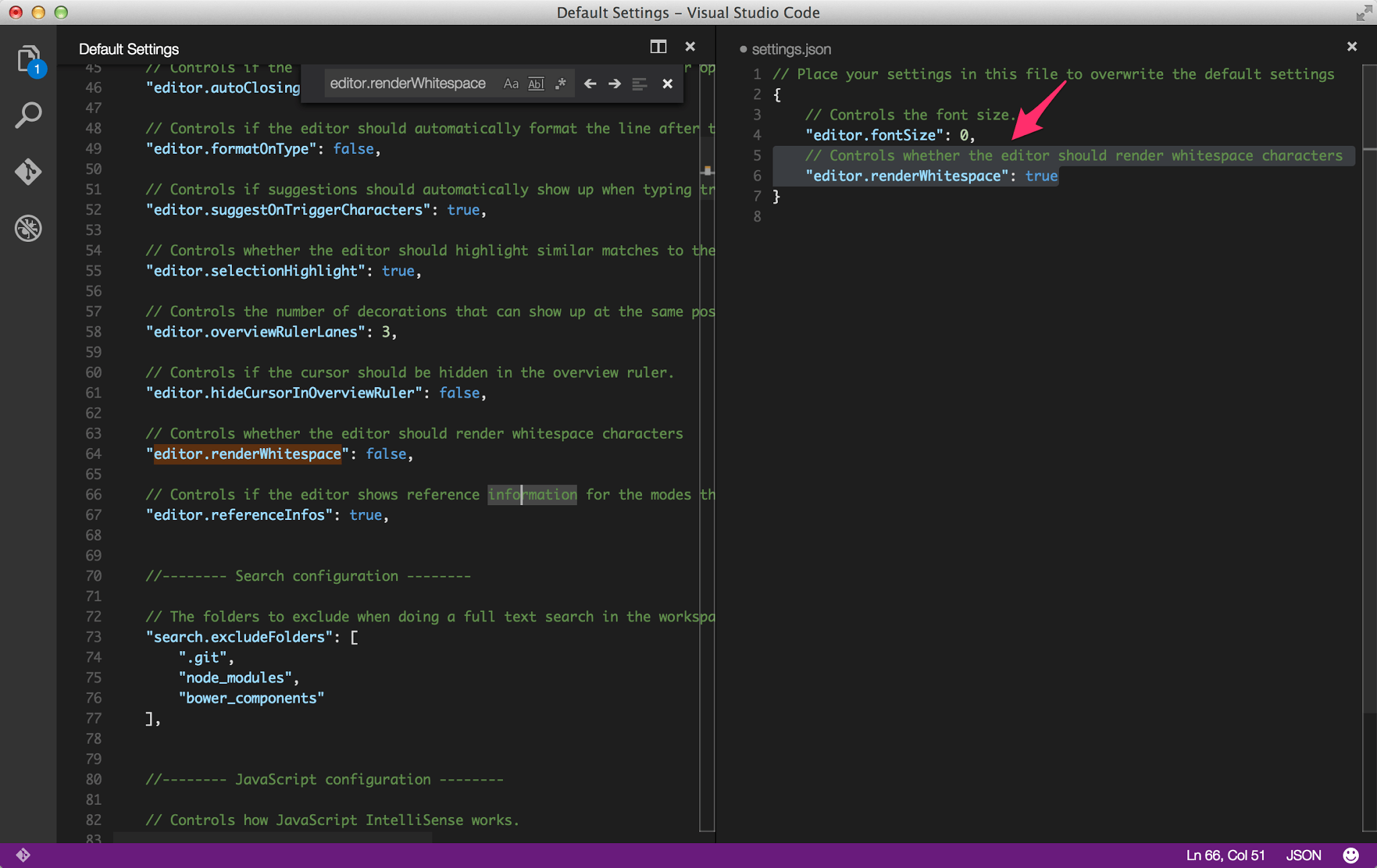Visual Studio Code の半角スペースとタブを表示させる方法 vscode Change the World!