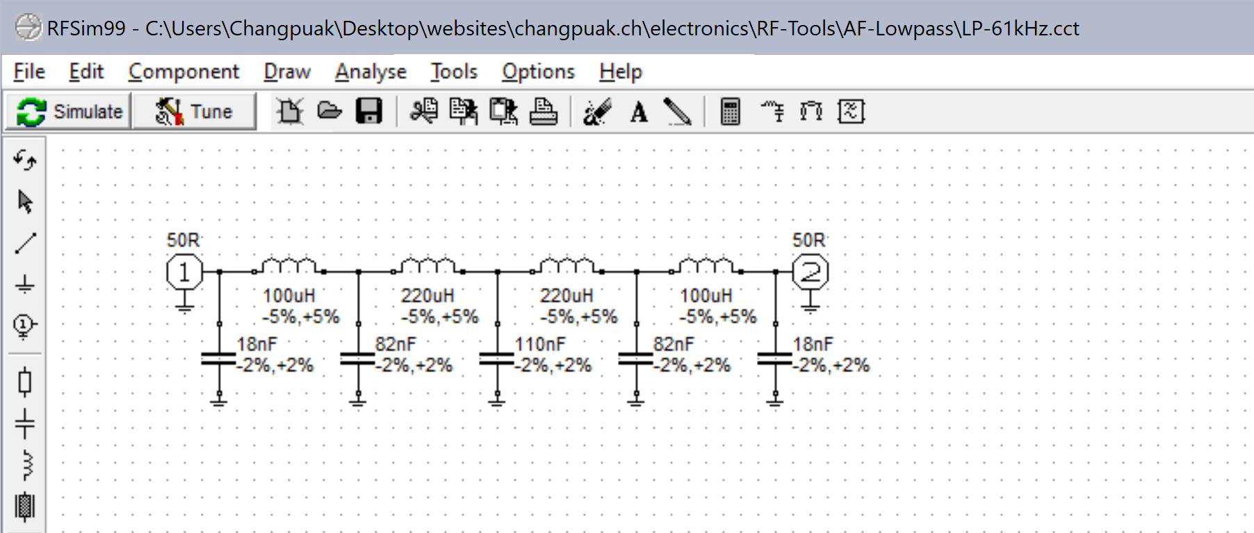 RFTOOLS HFFilters (Highpass)(08)