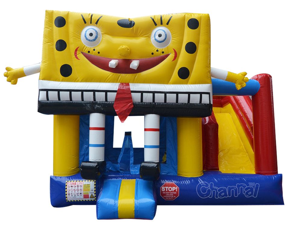 SpongeBob Inflatable Combo Channal Inflatables