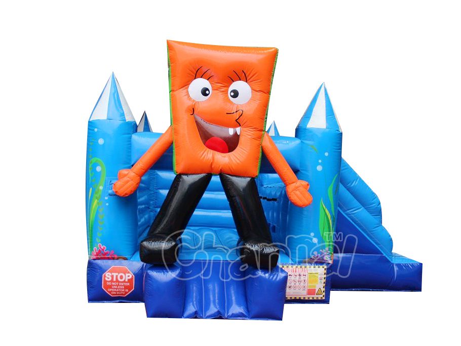 Spongebob Mini Bouncer Inflatable Combo Channal Inflatables
