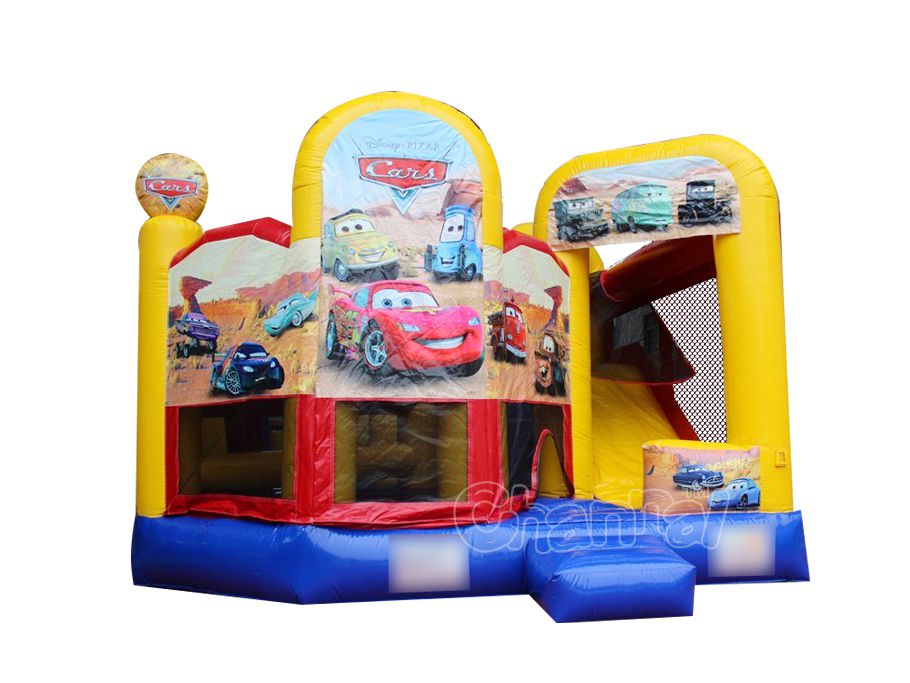 Cars 6 In 1 Inflatable Combo Channal Inflatables