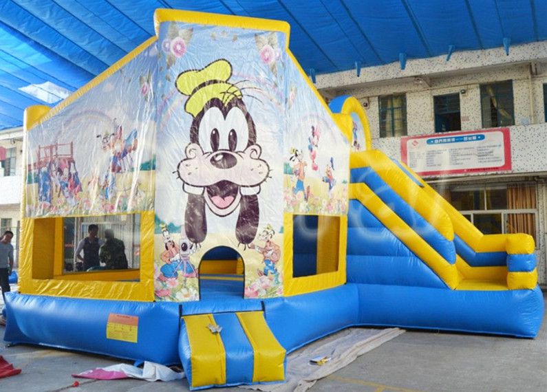Goofy Dog Inflatable Combo Channal Inflatables