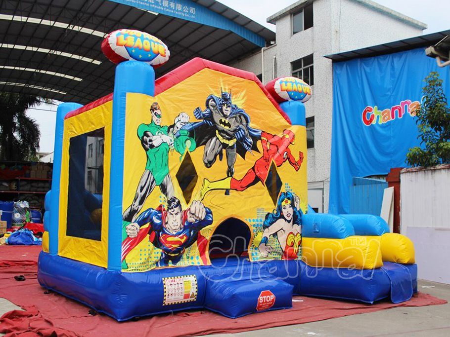 Justice League Inflatable Combo Channal Inflatables