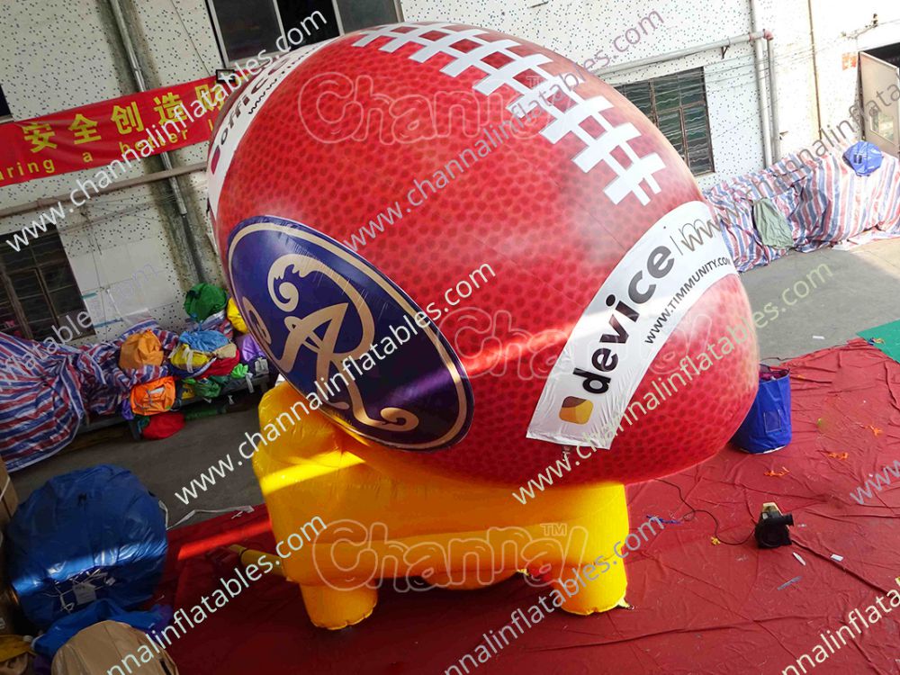 Custom Giant Inflatable Football Channal Inflatables