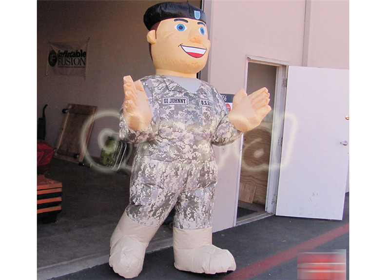 Inflatable Soldier GI Johnny Channal Inflatables