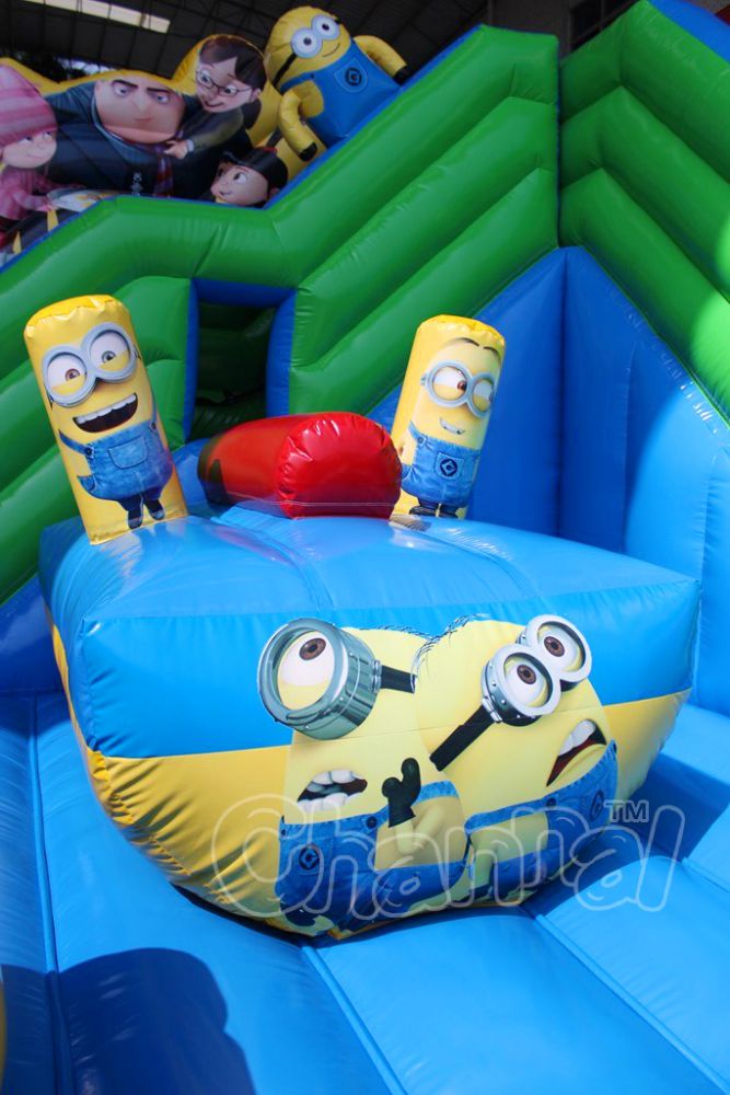 Minion Inflatable Playground Channal Inflatables
