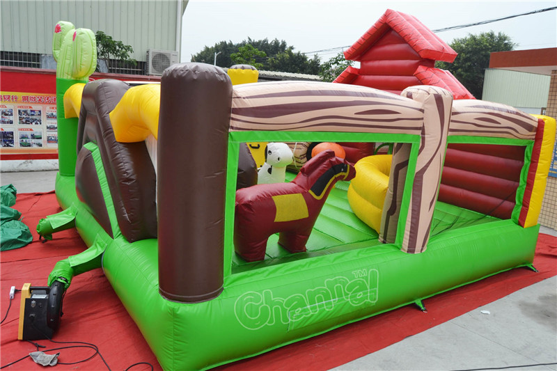 Farm House Inflatable Playground Channal Inflatables