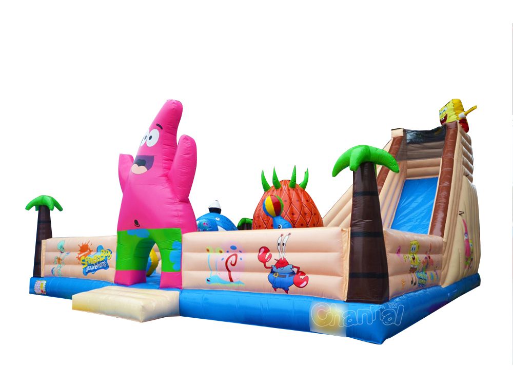 Spongebob Patrick Star Inflatable Fun City Channal Inflatables