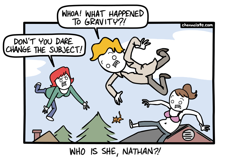 Gravity of the situation. Channelate