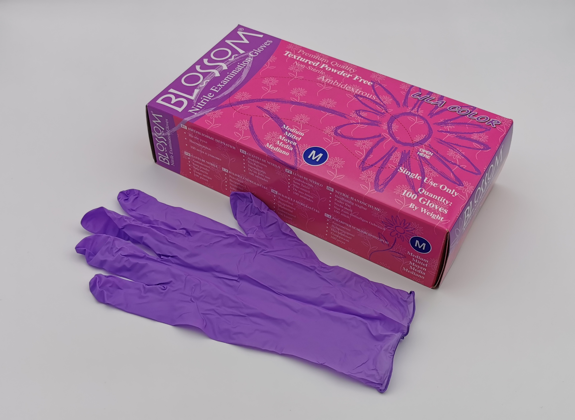 Blossom Nitrile gloves Chan's Industrial Co., Ltd