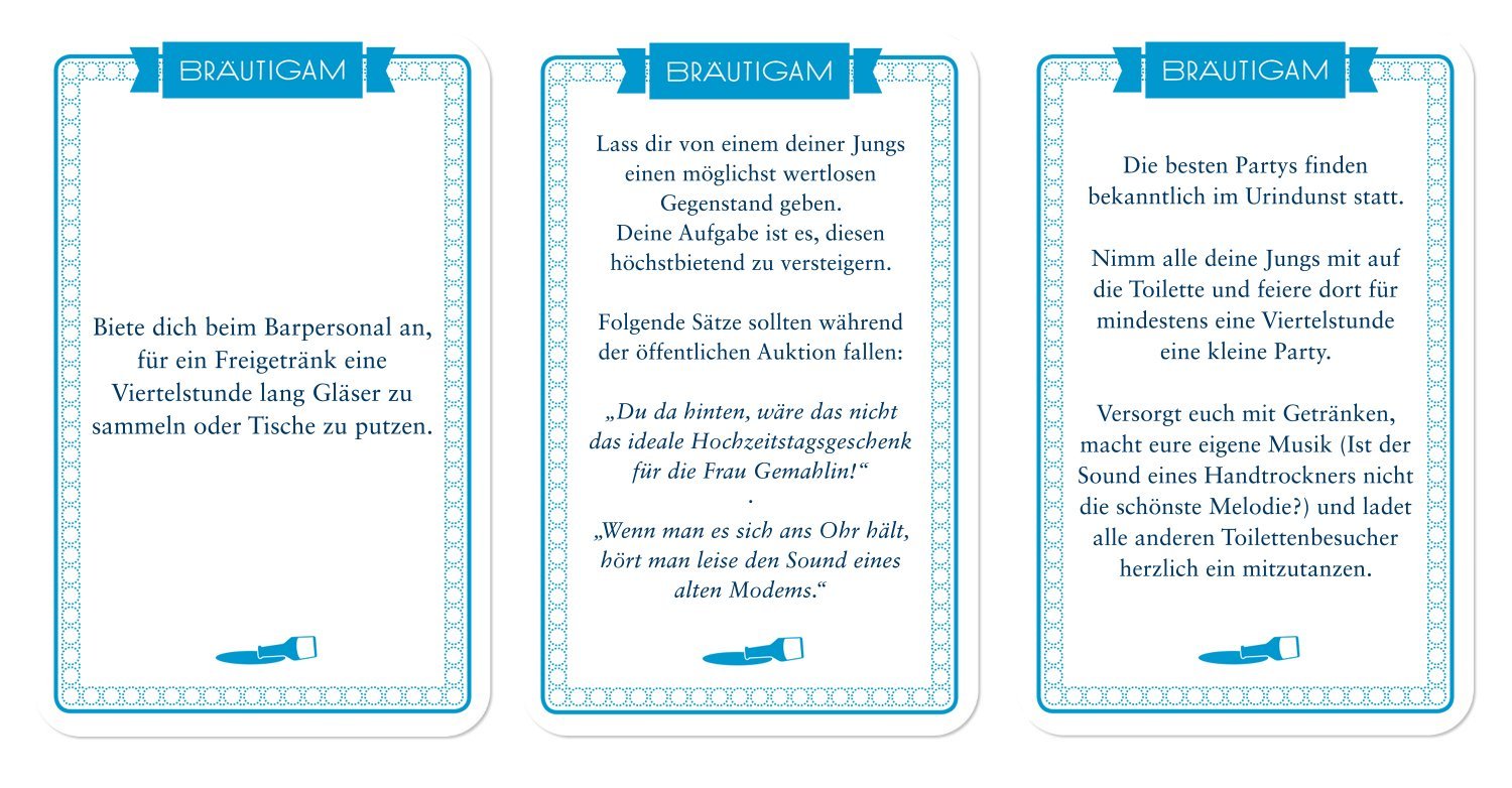 Chaoskarten JGA Spiel Junggesellenabschied Original für 9€