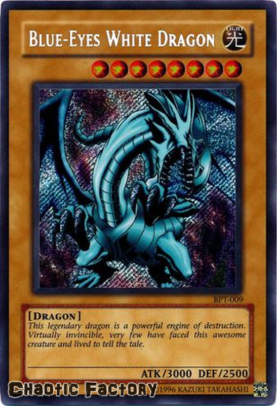 BlueEyes White Dragon BPT009 Secret Rare NM