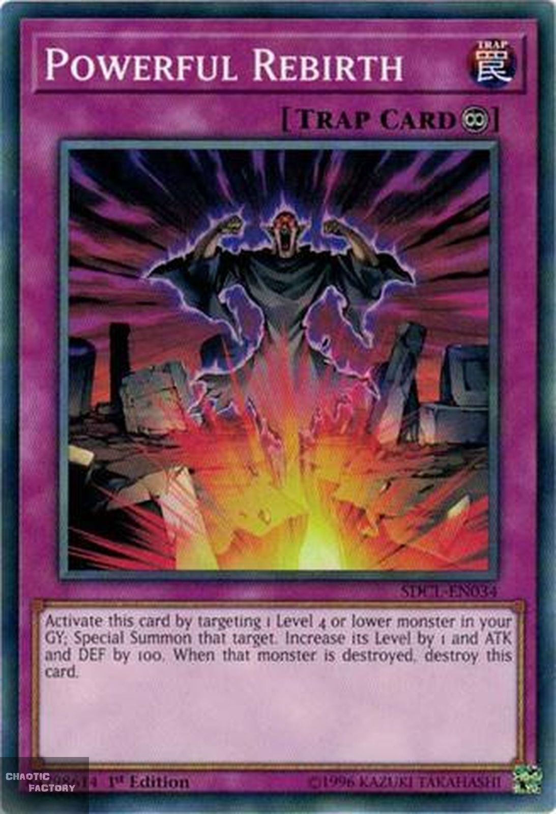 Yugioh SDCLEN034 Powerful Rebirth Common 1st Edition Konami